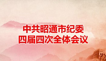 昭通市纪委四届四次全体会议